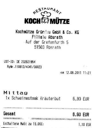 ofup Hffner Kochmtze Restaurant